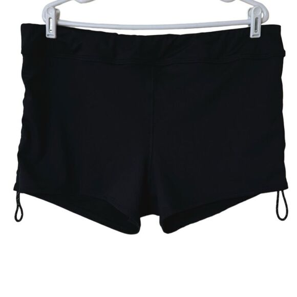 TYR Women’s NWT Black Solid Della Boyshorts Sz 3X - Picture 1 of 15